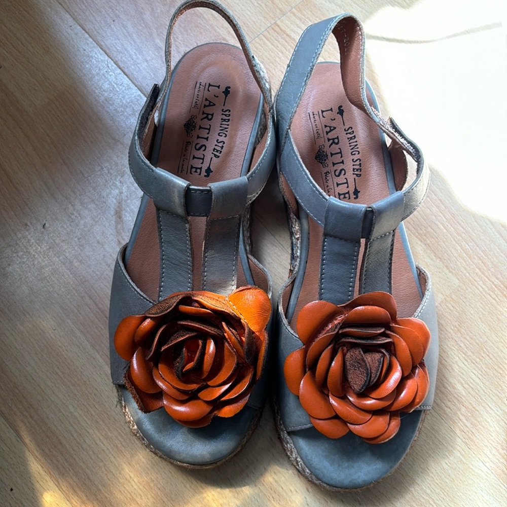Spring Step L’Artiste Rose Sandals